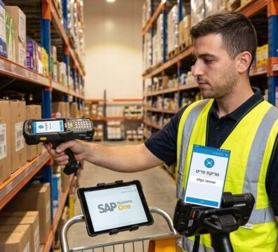 מסופונים למחסן: המדריך המלא לייעול המלאי ואינטגרציה ל-SAP Business One